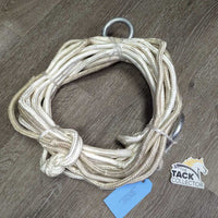 High Line?Tow Rope, 2 Aluminum "Clog Wales Figure 8" Tie Loops *vgc/gc, dirt, twists, broken/popped sections
