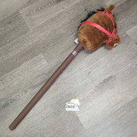 Stuffed Hobby Horse *vgc, pulled velcro, mnr rubs & pills
