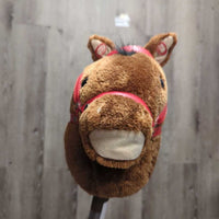 Stuffed Hobby Horse *vgc, pulled velcro, mnr rubs & pills
