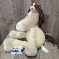 Stuffed Horse, Weighted Bottom *gc, clumpy, stains, rubs, discolored
