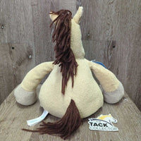 Stuffed Horse, Weighted Bottom *gc, clumpy, stains, rubs, discolored
