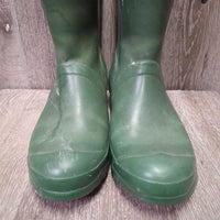 Rubber Boots, 2 Fleece Sock Boot Liners *gc, clean, mnr dusty, dirty, scratches & scrapes, heel rubs, clumpy, pilly, inside rubs &heel holes

