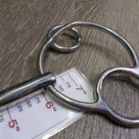 Titanium 16 mm French Link 2 Ring Universal Bit, Center Lozenge *new, gunky
