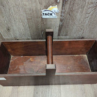 Wood Grooming Box, handle *vgc, mnr dirt, scuffs
