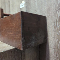 Wood Grooming Box, handle *vgc, mnr dirt, scuffs
