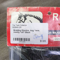 Braiding Elastics, bag *new, mostly full?
