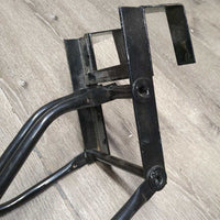 Hanging Metal Folding Saddle Rack *vgc, mnr scuffs, dust
