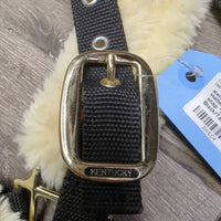 Fleece Lined Nylon Halter, "Kentucky" nameplate, adj, snap *xc, mnr dirt, stains & residue
