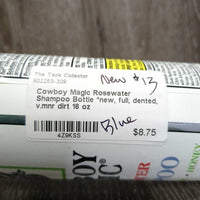 Rosewater Shampoo Bottle *new, full, dented, v.mnr dirt
