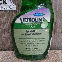 Vetrolin Green Spot Out Dry Clean Shampoo Spray Bottle *new, full, loose logo
