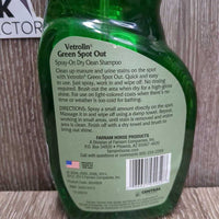 Vetrolin Green Spot Out Dry Clean Shampoo Spray Bottle *new, full, loose logo
