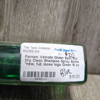 Vetrolin Green Spot Out Dry Clean Shampoo Spray Bottle *new, full, loose logo
