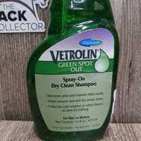 Vetrolin Green Spot Out Dry Clean Shampoo Spray Bottle *new, full, loose logo
