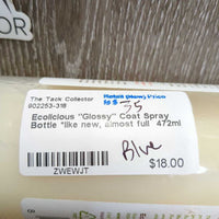 "Glossy" Coat Spray Bottle *like new, almost full
