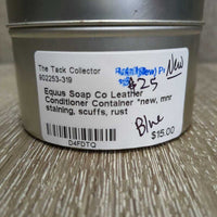 Leather Conditioner Container *new, mnr staining, scuffs, rust
