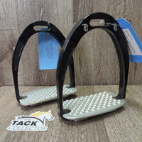 Wide Base Stirrup Irons, spiked beds, box *new
