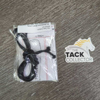 Pr Elasticized Boot Laces, instructions, bag *new, mnr fraying ends
