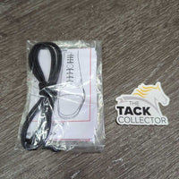 Pr Elasticized Boot Laces, instructions, bag *new, mnr fraying ends
