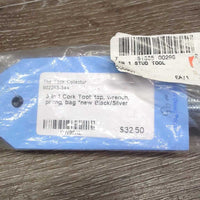 3 In 1 Cork Tool: tap, wrench, prong, bag *new
