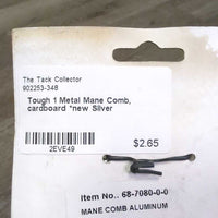 Metal Mane Comb, cardboard *new
