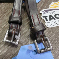 Pr Leather Bit Straps, plastic snaps *like new, mnr scrape

