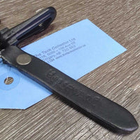 Pr Leather Bit Straps, plastic snaps *like new, mnr scrape
