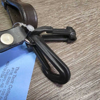 Pr Leather Bit Straps, plastic snaps *like new, mnr scrape
