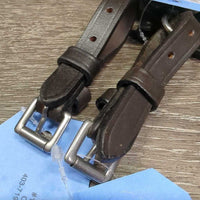 Pr Leather Bit Straps, plastic snaps *like new, mnr scrape
