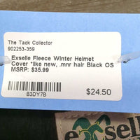 Fleece Winter Helmet Cover *like new, .mnr hair
