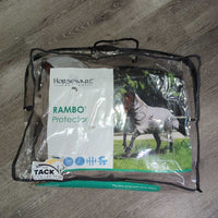 Soft Mesh Fly Sheet, Neck, tags, bag *new, ripped bag
