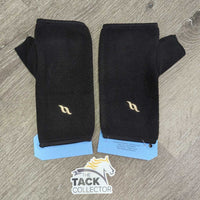 Pr Fleece Fingerless Gloves / Wrist Braces, bag, tags *new
