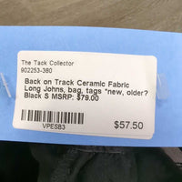 Ceramic Fabric Long Johns, bag, tags *new, older?
