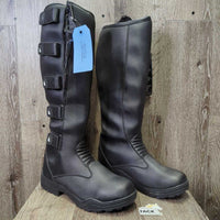 Tall Winter Riding Boots, Velcro Tabs, box *like new?, mnr residue
