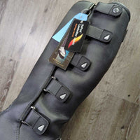 Tall Winter Riding Boots, Velcro Tabs, box *like new?, mnr residue
