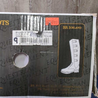 Tall Winter Riding Boots, Velcro Tabs, box *like new?, mnr residue

