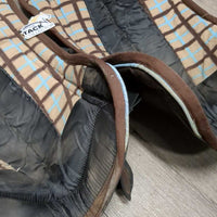 Front & Hind Shipping Boots *vgc, mnr dirt, residue, stains, hair, snags, pills, tear, rub
