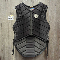 JUNIORS Small Cell Safety Vest, Lace Sides *gc, older, rubs, pills, curled edges, mnr pulled grommet*March 2013
