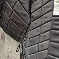 JUNIORS Small Cell Safety Vest, Lace Sides *gc, older, rubs, pills, curled edges, mnr pulled grommet*March 2013

