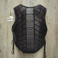 JUNIORS Small Cell Safety Vest, Lace Sides *gc, older, rubs, pills, curled edges, mnr pulled grommet*March 2013
