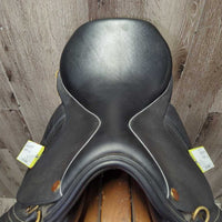 18" XW *6" NSC Grandee All Purpose Saddle, 2 Billet Guards, Navy NSC Cover, Wool Flocking, Front & Rear Gusset Panels, Med/Lg Front & Med Back Blocks, Flaps: 15"L x 15"W, Serial #: 18 MW 48719

