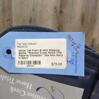 Tall Front & Hind Shipping Boots, "Prentice Creek Horse Trial Reserve Champion" *like new
