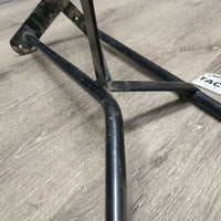 Metal Wall Mount Western Saddle Rack *vgc, dirt, residue
