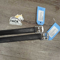 Pr Soft Nylon Lined Stirrup Leathers *vgc, mnr rubs, creases, dents, peeling, dirt

