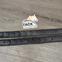 Pr Soft Nylon Lined Stirrup Leathers *vgc, mnr rubs, creases, dents, peeling, dirt
