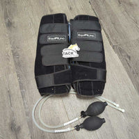Pr Tendon Compression Boots, 2 hoses & Pumps *vgc, mnr hair, hay, dirt mnr residue, hair, dirt
