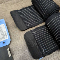 Pr Gel Ice Boots, x2 wraps *vgc/gc, clean, mnr dry gel spots, stains, residue, Wraps: pills, mnr snags
