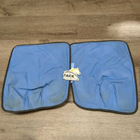 Pr Gel Ice Boots, x2 wraps *vgc/gc, clean, mnr dry gel spots, stains, residue, Wraps: pills, mnr snags
