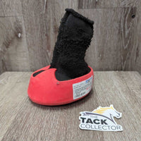 Sock Hoof Boot, velcro *gc/fair, clean, torn sock, scuffed, snags, pills
