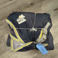 Rain Sheet Ony, tail *gc, clean, hairy, faded, NO wpf, stains, residue, edge rubs, older
