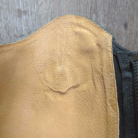 Field Boots, Zipper, cardboard & black plastic forms, box *xc/vgc, clean, mnr film, scuffs, v.puckered & streched-L
